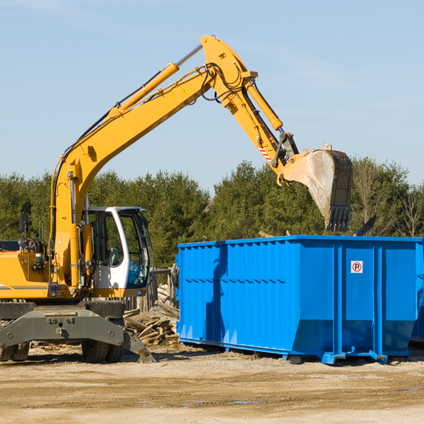 what happens if the residential dumpster is damaged or stolen during rental in Granby